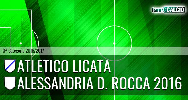 Atletico Licata - Alessandria D. Rocca 2016