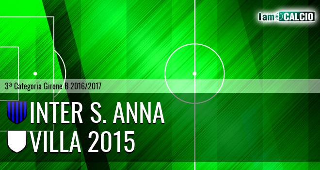 Inter S. Anna - Villa 2015