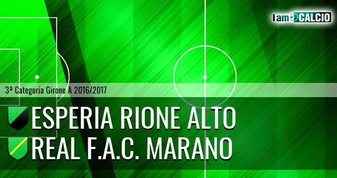 Esperia Rione Alto - Real F.A.C. Marano