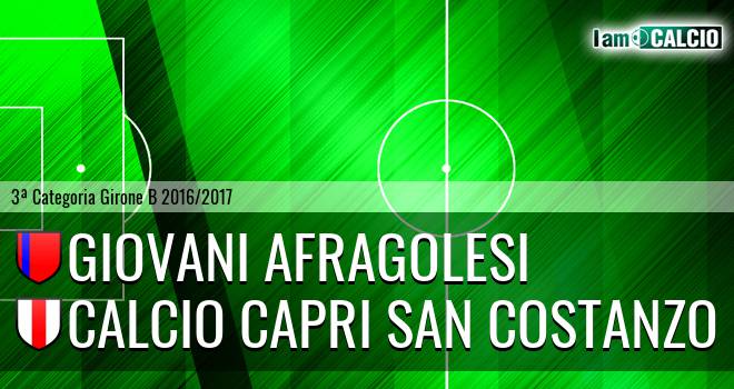 Giovani Afragolesi - Calcio Capri San Costanzo