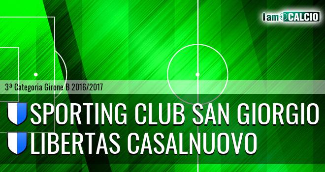 Sporting Club San Giorgio - Fc Casalnuovo