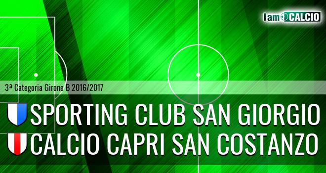 Sporting Club San Giorgio - Calcio Capri San Costanzo