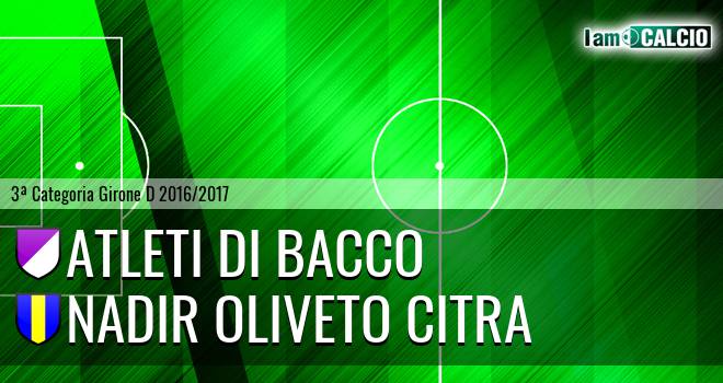 Atleti di Bacco - Nadir Oliveto Citra