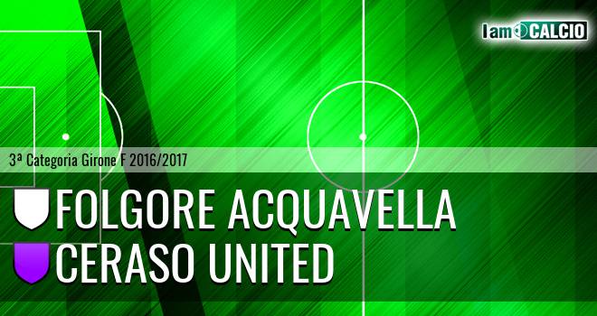 Folgore Acquavella - Ceraso United