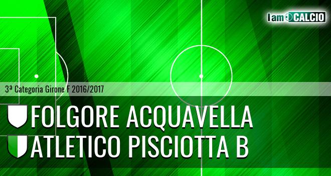 Folgore Acquavella - Atletico Pisciotta B