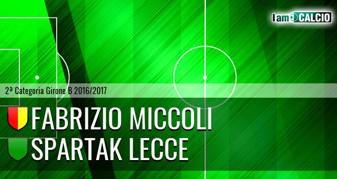 Fabrizio Miccoli - Spartak Lecce
