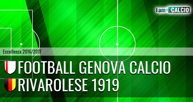 Genova - Rivarolese 1919