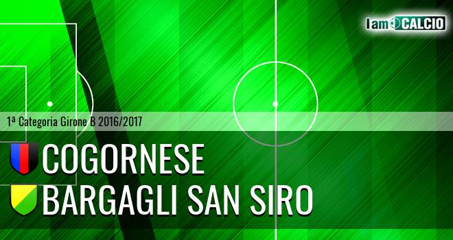 Cogornese - Bargagli San Siro