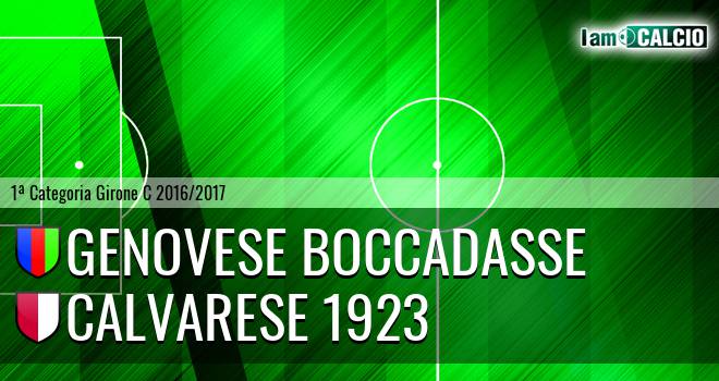 Genovese Boccadasse - Calvarese 1923