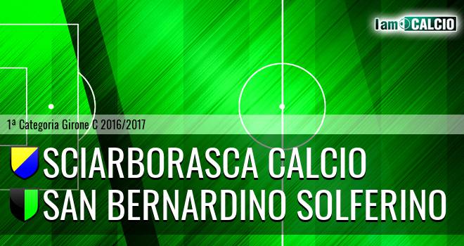 Sciarborasca Calcio - San Bernardino Solferino