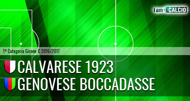 Calvarese 1923 - Genovese Boccadasse