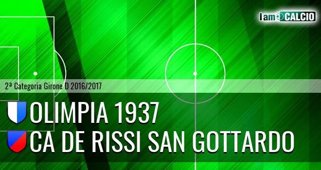 Olimpia 1937 - Ca De Rissi San Gottardo