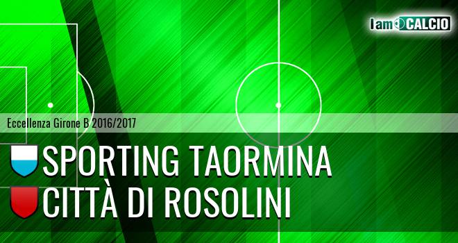 Sporting Taormina - Città di Rosolini