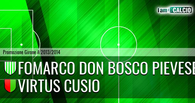 Fomarco Don Bosco Pievese - Virtus Cusio