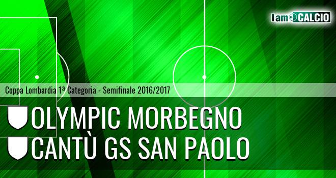 Olympic Morbegno - Cantù Gs San Paolo