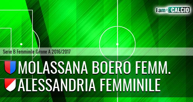 Molassana Boero Femm. - Alessandria Femminile