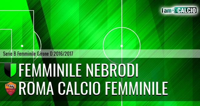 Femminile Nebrodi - Roma Calcio Femminile