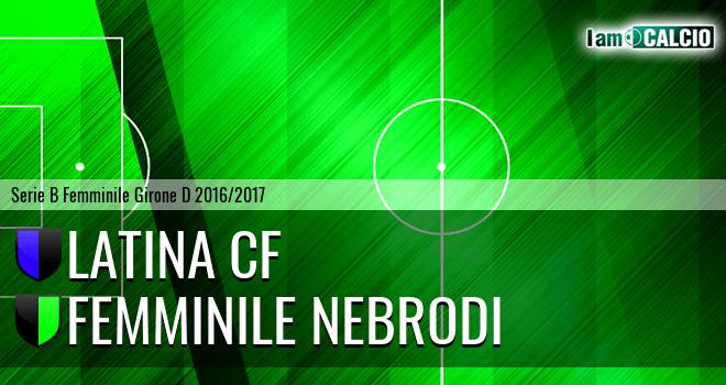 Latina CF - Femminile Nebrodi