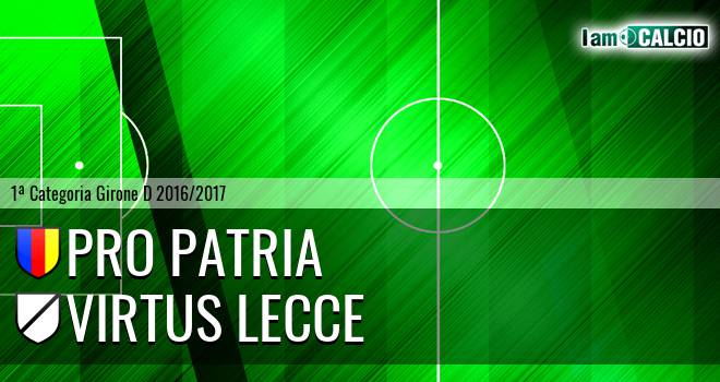 Pro Patria - Virtus Lecce