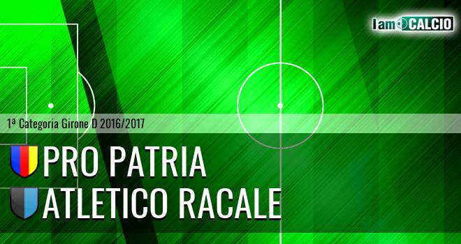 Pro Patria - Atletico Racale