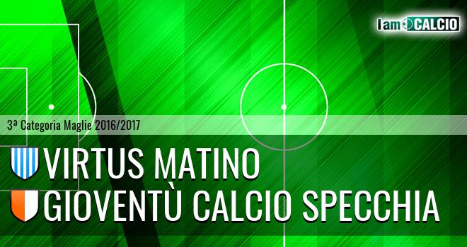 Virtus Matino - Gioventù Calcio Specchia