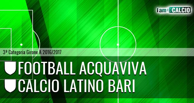 Football Acquaviva - Calcio Latino Bari