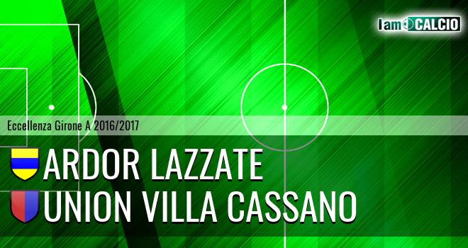 Ardor Lazzate - Union Villa Cassano