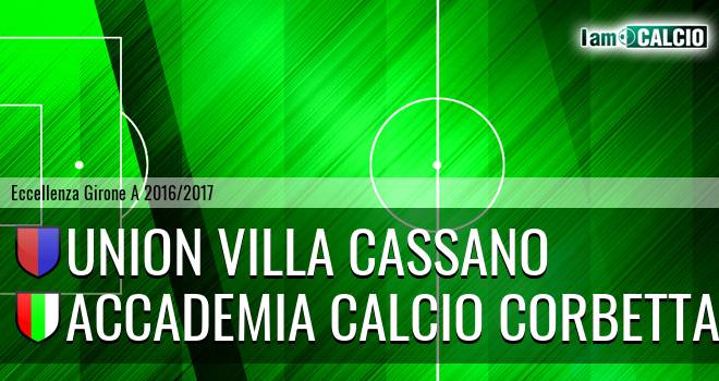 Union Villa Cassano - Accademia Calcio Corbetta Vittuone