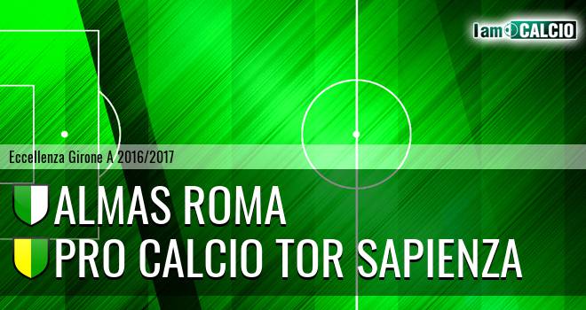 Almas Roma - Pro Calcio Tor Sapienza