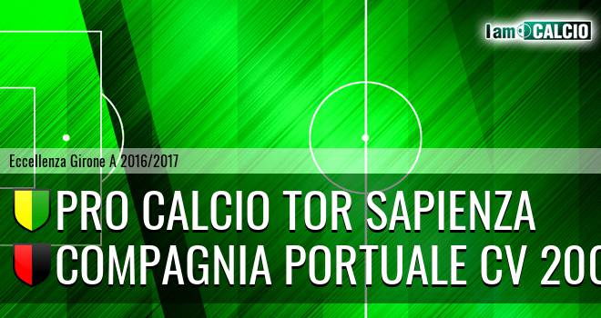 Pro Calcio Tor Sapienza - Compagnia Portuale CV 2005