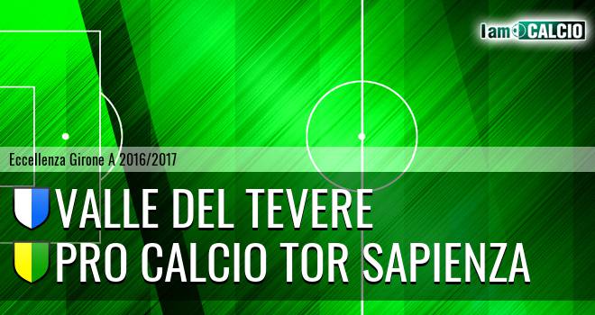 Valle del Tevere - Pro Calcio Tor Sapienza