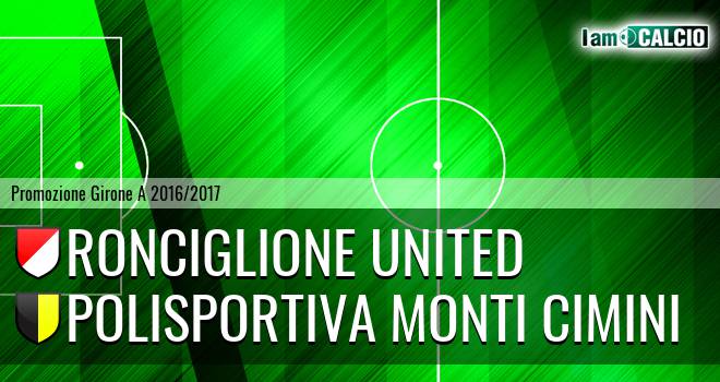 Ronciglione United - Polisportiva Monti Cimini