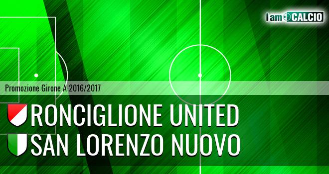 Ronciglione United - San Lorenzo Nuovo