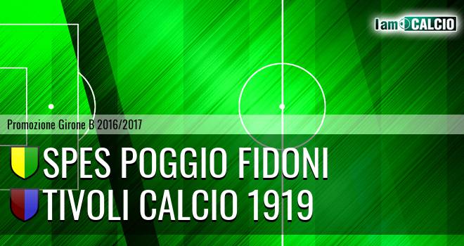 Spes Poggio Fidoni - Tivoli Calcio 1919