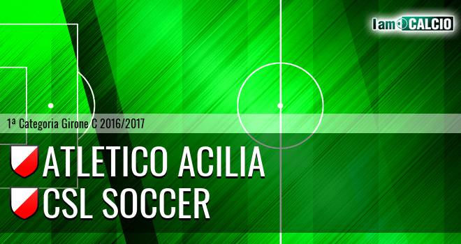 Atletico Acilia - CSL Soccer