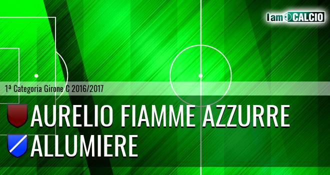 Aurelio Fiamme Azzurre - Allumiere