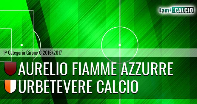 Aurelio Fiamme Azzurre - Urbetevere Calcio