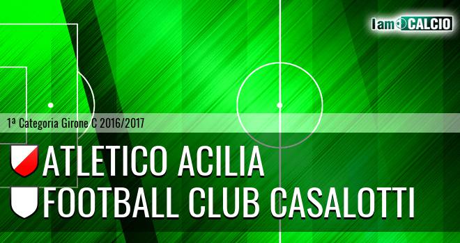 Atletico Acilia - Football Club Casalotti