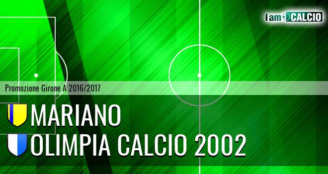 Mariano - Olimpia calcio 2002