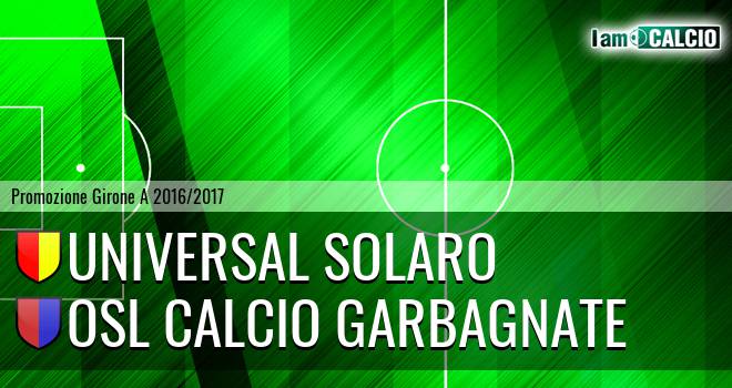 Universal Solaro - Osl calcio Garbagnate