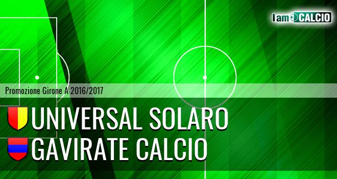 Universal Solaro - Gavirate Calcio