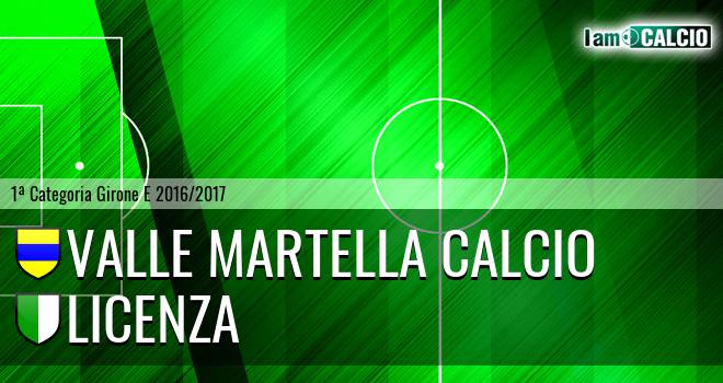 Valle Martella Calcio - Licenza