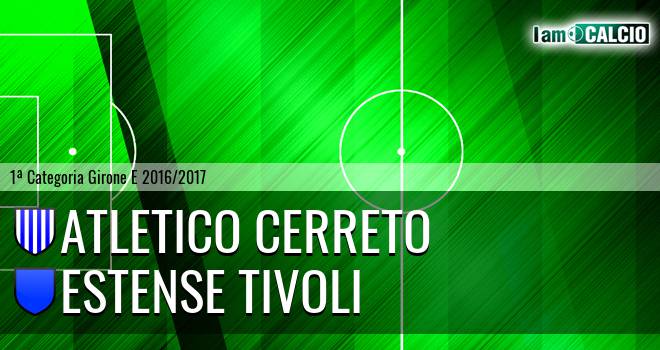 Atletico Cerreto - Estense Tivoli