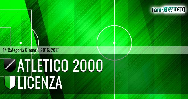 Atletico 2000 - Licenza