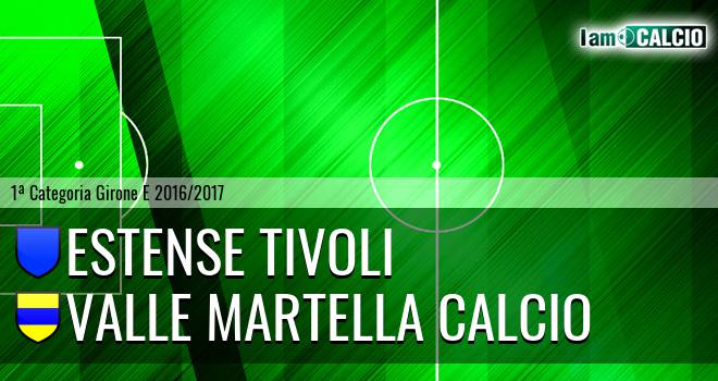 Estense Tivoli - Valle Martella Calcio