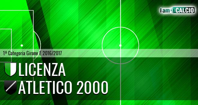 Licenza - Atletico 2000