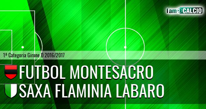 Futbol Montesacro - Saxa Flaminia Labaro