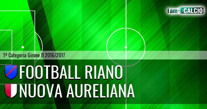 Football Riano - Nuova Aureliana