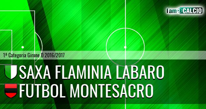 Saxa Flaminia Labaro - Futbol Montesacro