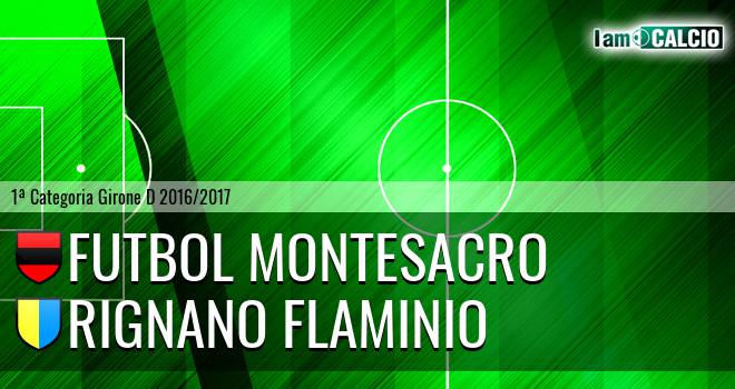 Futbol Montesacro - Rignano Flaminio